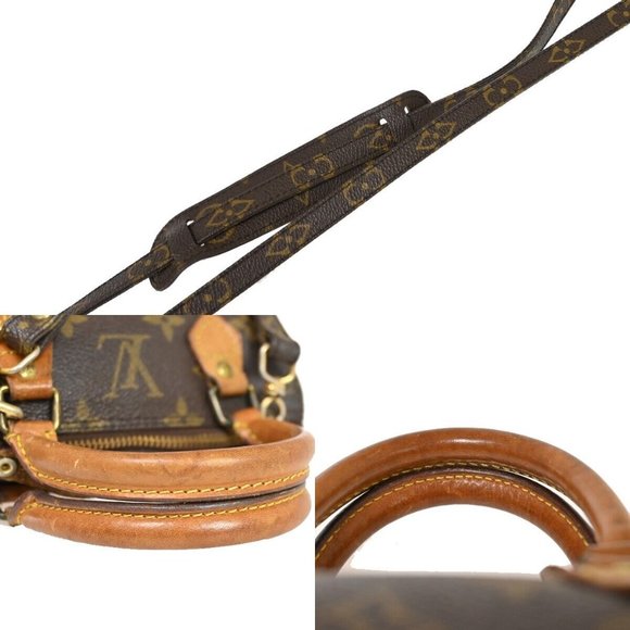 LOUIS VUITTON Mini Speedy 2Way Hand Bag Monogram Leather Brown M41534 15FA250 - Picture 13 of 16